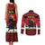 Austria Christmas Couples Matching Tank Maxi Dress and Long Sleeve Button Shirt Krampus You Were Naughty - Wonder Print Shop