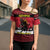 Austria Christmas Cross Shoulder Shirt Krampus You Were Naughty - Wonder Print Shop