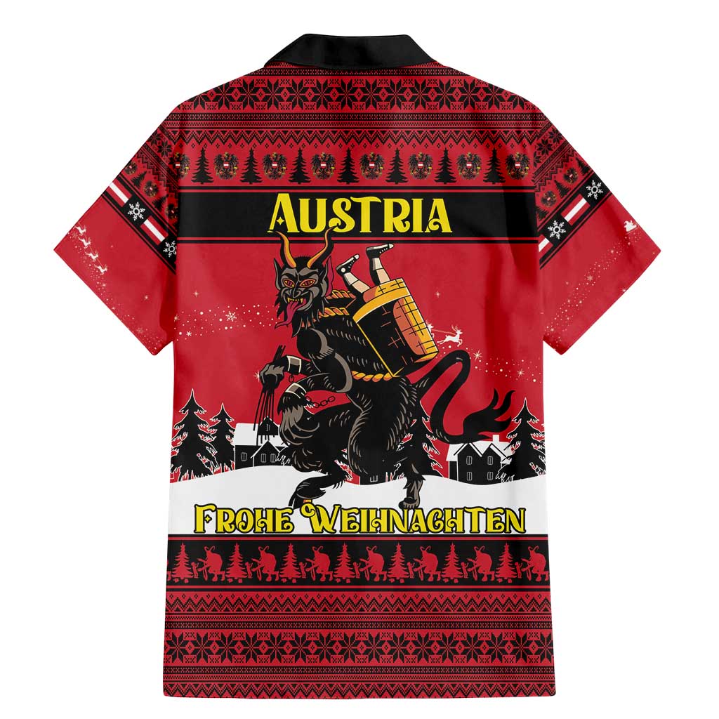 Austria Christmas Family Matching Mermaid Dress and Hawaiian Shirt Krampus You Were Naughty - Wonder Print Shop