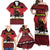 Austria Christmas Family Matching Off Shoulder Maxi Dress and Hawaiian Shirt Krampus You Were Naughty - Wonder Print Shop