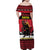 Austria Christmas Family Matching Off Shoulder Maxi Dress and Hawaiian Shirt Krampus You Were Naughty - Wonder Print Shop