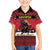 Austria Christmas Family Matching Off Shoulder Maxi Dress and Hawaiian Shirt Krampus You Were Naughty - Wonder Print Shop
