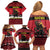 Austria Christmas Family Matching Off Shoulder Short Dress and Hawaiian Shirt Krampus You Were Naughty - Wonder Print Shop