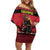 Austria Christmas Family Matching Off Shoulder Short Dress and Hawaiian Shirt Krampus You Were Naughty - Wonder Print Shop