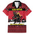 Austria Christmas Family Matching Short Sleeve Bodycon Dress and Hawaiian Shirt Krampus You Were Naughty - Wonder Print Shop