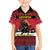 Austria Christmas Family Matching Short Sleeve Bodycon Dress and Hawaiian Shirt Krampus You Were Naughty - Wonder Print Shop