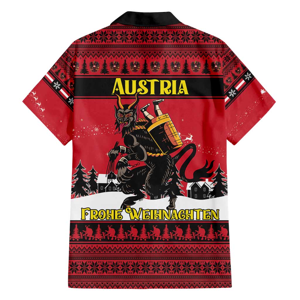 Austria Christmas Family Matching Summer Maxi Dress and Hawaiian Shirt Krampus You Were Naughty - Wonder Print Shop