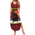 Austria Christmas Family Matching Summer Maxi Dress and Hawaiian Shirt Krampus You Were Naughty - Wonder Print Shop