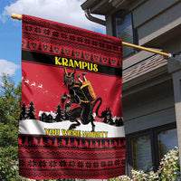 Austria Christmas Garden Flag Krampus You Were Naughty - Wonder Print Shop