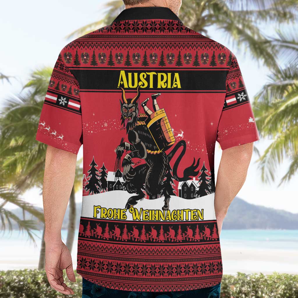 Austria Christmas Hawaiian Shirt Krampus You Were Naughty - Wonder Print Shop