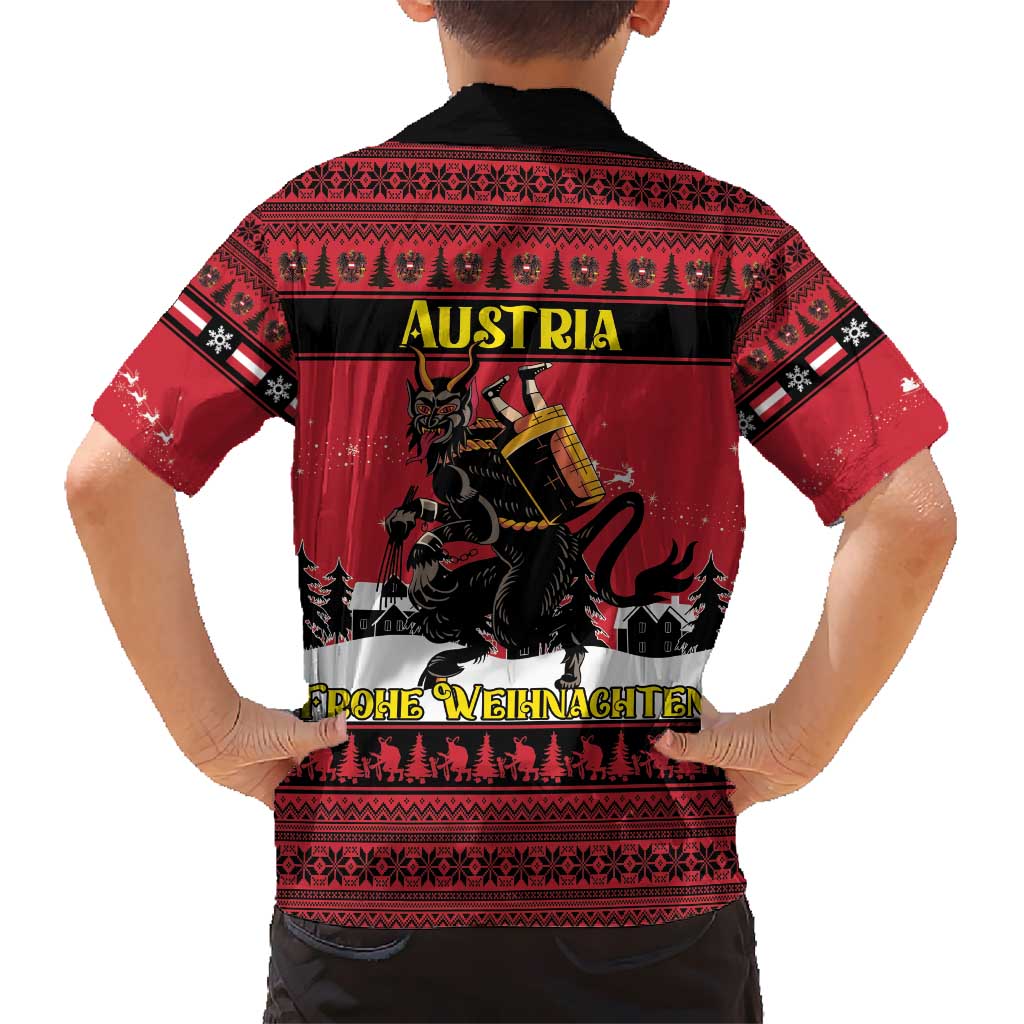 Austria Christmas Hawaiian Shirt Krampus You Were Naughty - Wonder Print Shop