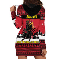 Austria Christmas Hoodie Dress Krampus You Were Naughty - Wonder Print Shop
