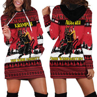 Austria Christmas Hoodie Dress Krampus You Were Naughty - Wonder Print Shop