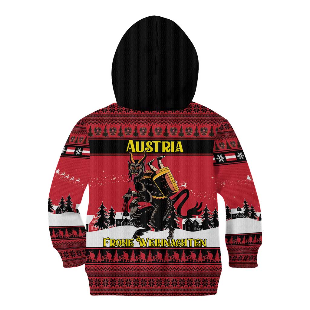 Austria Christmas Kid Hoodie Krampus You Were Naughty - Wonder Print Shop