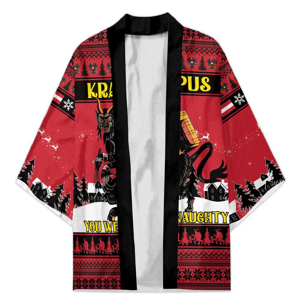 Austria Christmas Kimono Krampus You Were Naughty - Wonder Print Shop