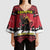 Austria Christmas Kimono Sleeve Blouse Krampus You Were Naughty - Wonder Print Shop