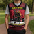Austria Christmas Knitted V-Neck Vest Krampus You Were Naughty - Wonder Print Shop