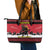Austria Christmas Leather Tote Bag Krampus You Were Naughty - Wonder Print Shop