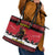 Austria Christmas Leather Tote Bag Krampus You Were Naughty - Wonder Print Shop