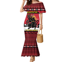 Austria Christmas Mermaid Dress Krampus You Were Naughty - Wonder Print Shop