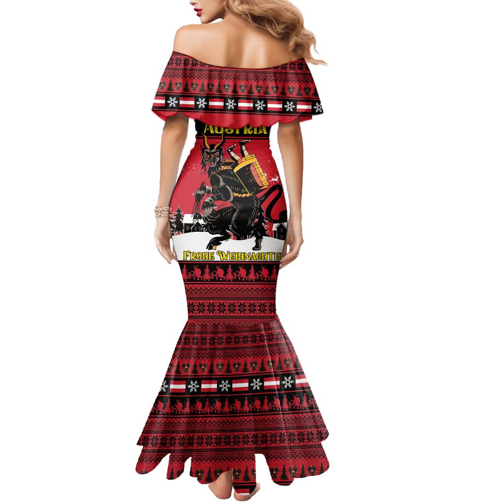 Austria Christmas Mermaid Dress Krampus You Were Naughty - Wonder Print Shop