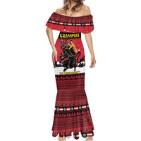 Austria Christmas Mermaid Dress Krampus You Were Naughty - Wonder Print Shop