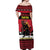 Austria Christmas Off Shoulder Maxi Dress Krampus You Were Naughty - Wonder Print Shop