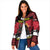 Austria Christmas Padded Jacket Krampus You Were Naughty - Wonder Print Shop