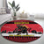Austria Christmas Round Carpet Krampus You Were Naughty - Wonder Print Shop