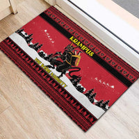 Austria Christmas Rubber Doormat Krampus You Were Naughty - Wonder Print Shop