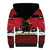 Austria Christmas Sherpa Hoodie Krampus You Were Naughty - Wonder Print Shop