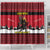 Austria Christmas Shower Curtain Krampus You Were Naughty - Wonder Print Shop