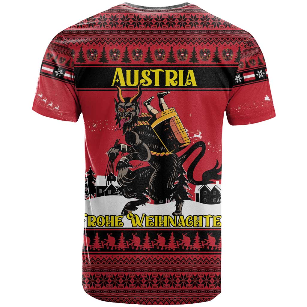 Austria Christmas T Shirt Krampus You Were Naughty - Wonder Print Shop