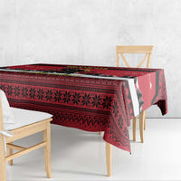 Austria Christmas Tablecloth Krampus You Were Naughty - Wonder Print Shop