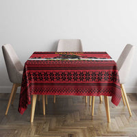 Austria Christmas Tablecloth Krampus You Were Naughty - Wonder Print Shop