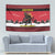 Austria Christmas Tapestry Krampus You Were Naughty - Wonder Print Shop