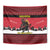 Austria Christmas Tapestry Krampus You Were Naughty - Wonder Print Shop