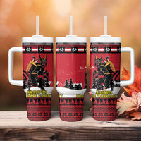 Austria Christmas Tumbler With Handle Krampus You Were Naughty - Wonder Print Shop