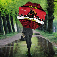 Austria Christmas Umbrella Krampus You Were Naughty - Wonder Print Shop