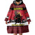 Austria Christmas Wearable Blanket Hoodie Krampus You Were Naughty - Wonder Print Shop