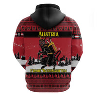 Austria Christmas Zip Hoodie Krampus You Were Naughty - Wonder Print Shop