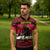 Austria Christmas Zipper Polo Shirt Krampus You Were Naughty - Wonder Print Shop