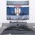 Personalized Serbia Christmas Tapestry Coat Of Arms - Blue Version - Wonder Print Shop