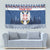Personalized Serbia Christmas Tapestry Coat Of Arms - Blue Version - Wonder Print Shop