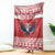 Personalized Serbia Christmas Blanket Double-Headed Eagle - Red Version