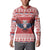 Personalized Serbia Christmas Button Sweatshirt Double-Headed Eagle - Red Version - Wonder Print Shop