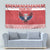 Personalized Serbia Christmas Tapestry Double-Headed Eagle - Red Version - Wonder Print Shop
