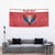 Personalized Serbia Christmas Tapestry Double-Headed Eagle - Red Version - Wonder Print Shop