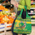Personalized Brazil Turdus Rufiventris Christmas Grocery Bag Golden Trumpet Tree