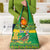 Personalized Brazil Turdus Rufiventris Christmas Grocery Bag Golden Trumpet Tree
